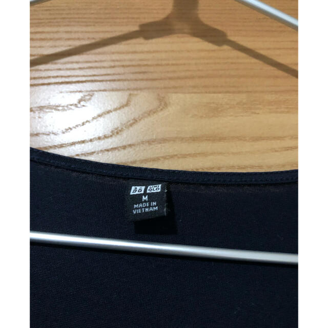UNIQLO(ユニクロ)のユニクロ / マーセライズコットンキーネックT レディースのトップス(Tシャツ(半袖/袖なし))の商品写真