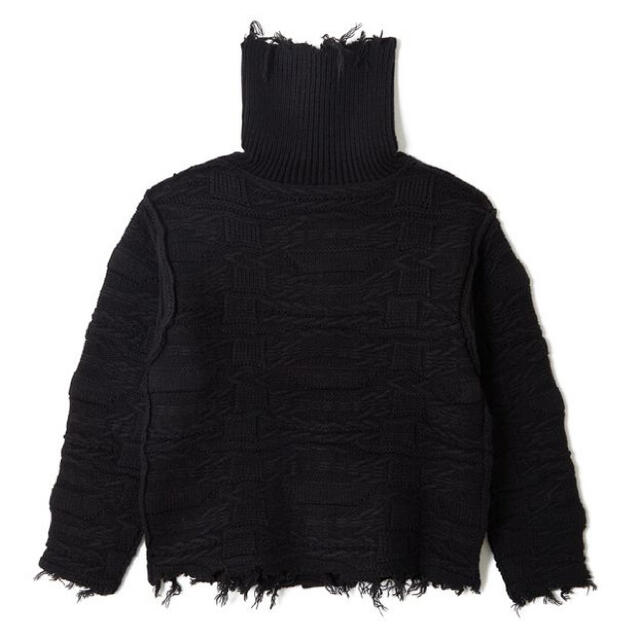 PERVERZE / Wave Collar Crash Knit レディースのトップス(カーディガン)の商品写真