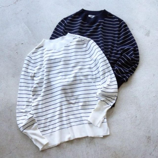 トゥデイフル(TODAYFUL)のCrewNeck BorderKnit(ニット/セーター)