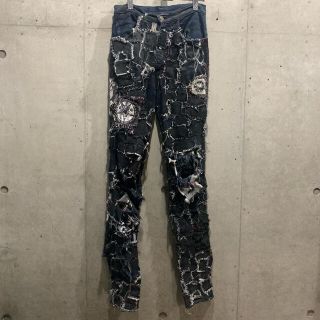 ボーイロンドン(Boy London)のタイガーオブロンドン　クラストパンツ　ビンテージ　パンク　ダメージ　ツギハギ(デニム/ジーンズ)