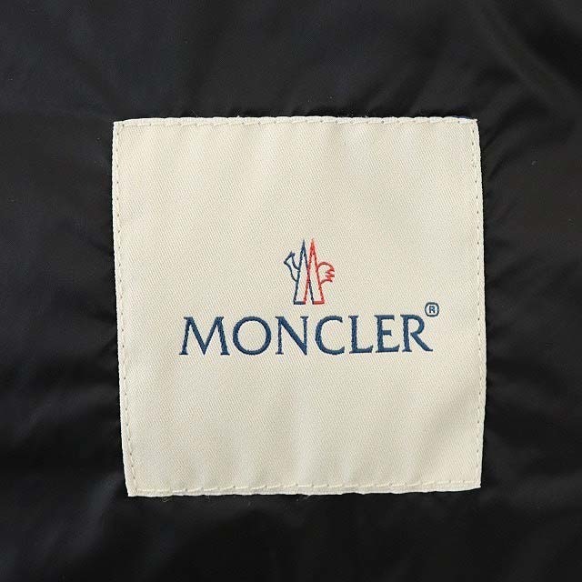 MONCLER(モンクレール)のモンクレール ポルテ ダウンベスト アウター ナイロン 国内正規 0 ブラック レディースのジャケット/アウター(ダウンベスト)の商品写真