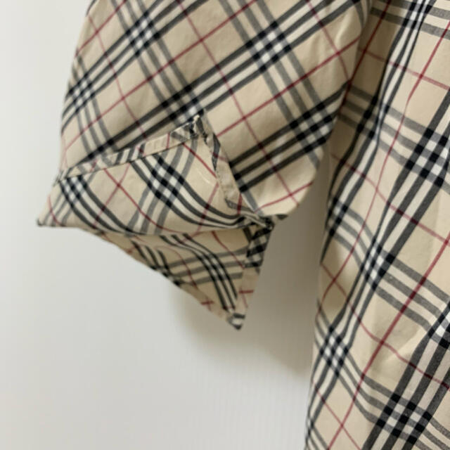 BURBERRY(バーバリー)の⭐︎美品⭐︎Burberry バーバリーノバチェック　ホースロゴ　シャツベージュ レディースのトップス(シャツ/ブラウス(長袖/七分))の商品写真