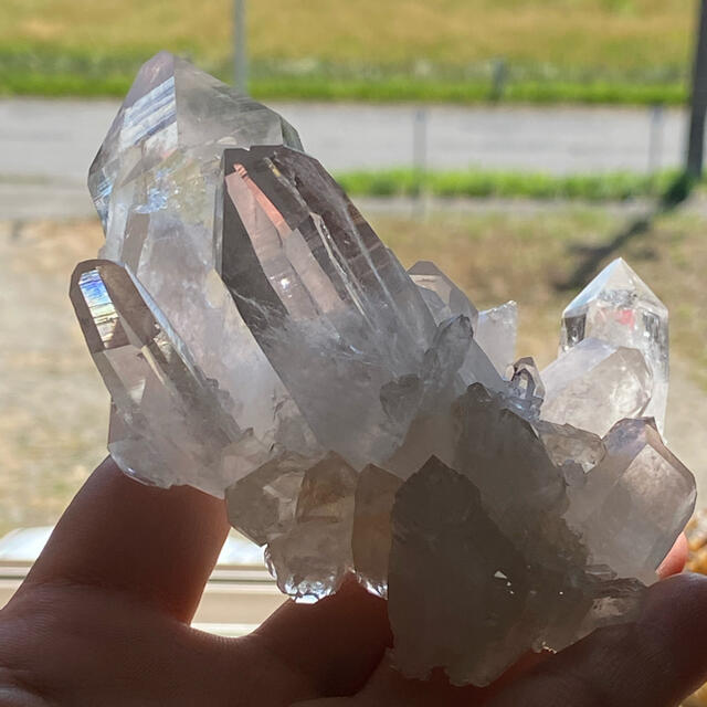 在庫一掃売り切りセール 高透明ヒマラヤ水晶 大原石 アイリスクォーツ