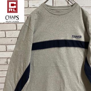 チャップス(CHAPS)の90s 古着 チャップス ラルフローレン  刺繍ロゴ ロンT ビッグシルエット(Tシャツ/カットソー(七分/長袖))