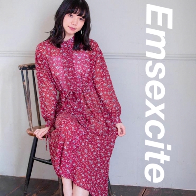 変更OK 【新品】PRABAL GURUNG ロングスリーブフラワーワンピース