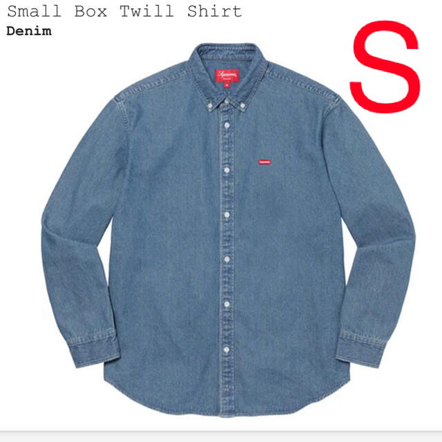 21FW Supreme Small Box Twill Shirt デニムSSupっ子出品商品一覧