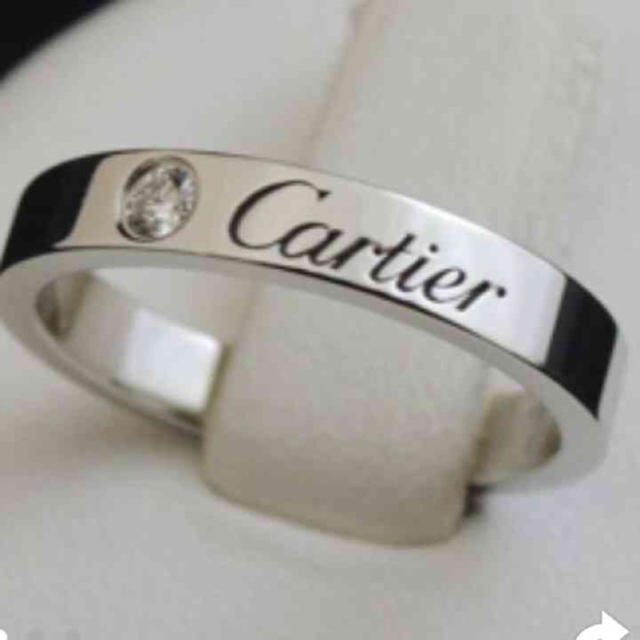 Cartier(カルティエ)の半額 カルティエ ダイヤ入 マリッジリング 結婚指輪 8号 定価210000円 レディースのアクセサリー(リング(指輪))の商品写真