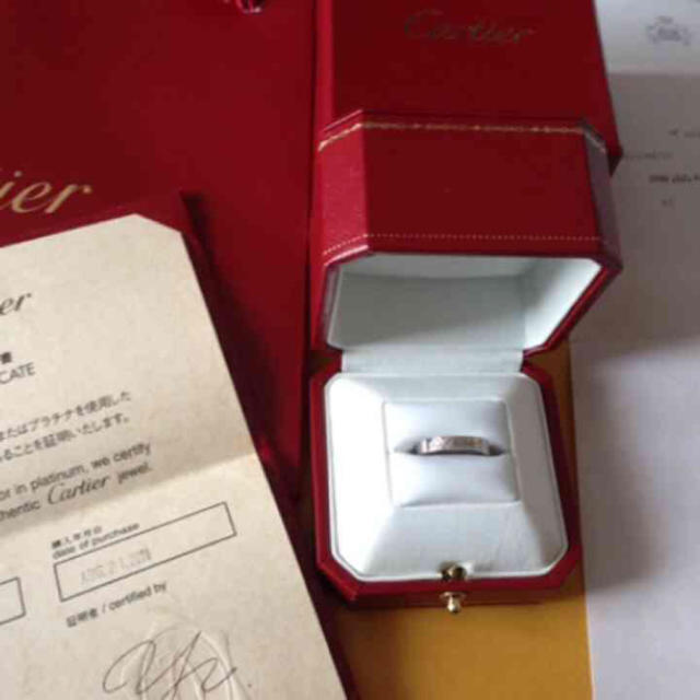 Cartier(カルティエ)の半額 カルティエ ダイヤ入 マリッジリング 結婚指輪 8号 定価210000円 レディースのアクセサリー(リング(指輪))の商品写真