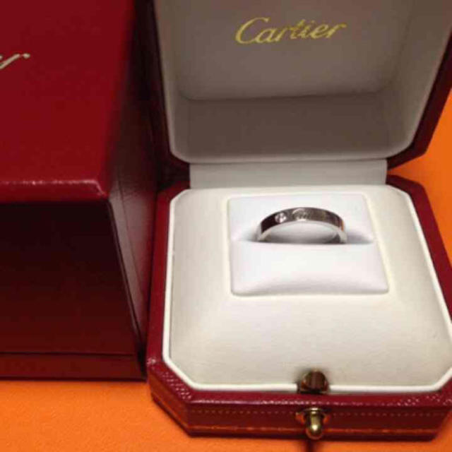 Cartier(カルティエ)の半額 カルティエ ダイヤ入 マリッジリング 結婚指輪 8号 定価210000円 レディースのアクセサリー(リング(指輪))の商品写真