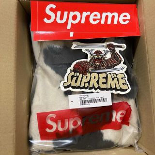 シュプリーム(Supreme)のsupreme Cow Print Cardigan 黒 S(カーディガン)