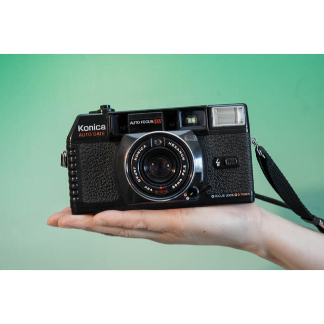 【完動品】Konica C35 MFD 人気のコンパクトフィルムレトロカメラ