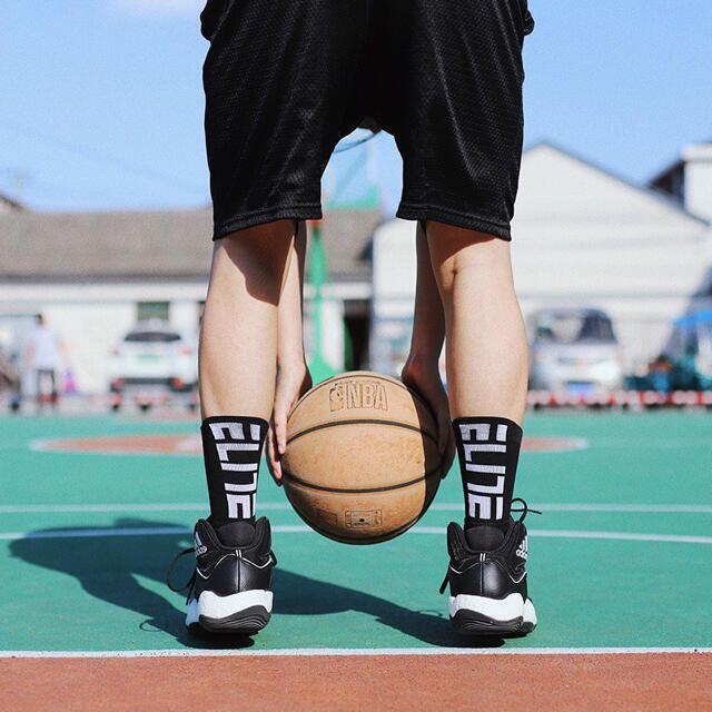 【2足セット】ソックス サッカー フットサル ストリート スポーツ 靴下 バスケ メンズのレッグウェア(ソックス)の商品写真
