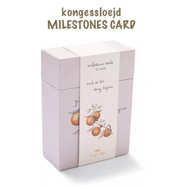 kongessloejd MILESTONES／マイルストーンカード　月齢カード