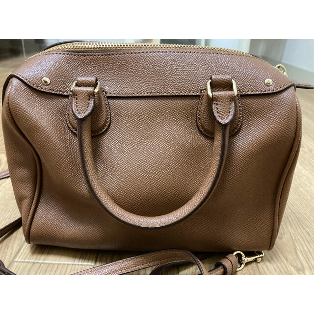 【希少品】COACH　コーチ　ハンドバッグ　ショルダー　ボルドー　ミニボストン