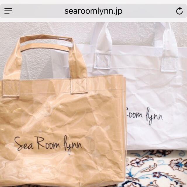 SeaRoomlynn(シールームリン)のシールームリンペーパートートバッグゆかちゃそ様☻ レディースのバッグ(トートバッグ)の商品写真