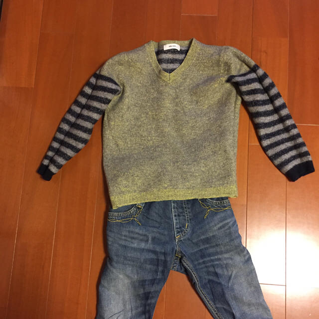 niko and...(ニコアンド)のニコアンド☆ニットセーター130❓ キッズ/ベビー/マタニティのキッズ服男の子用(90cm~)(ニット)の商品写真