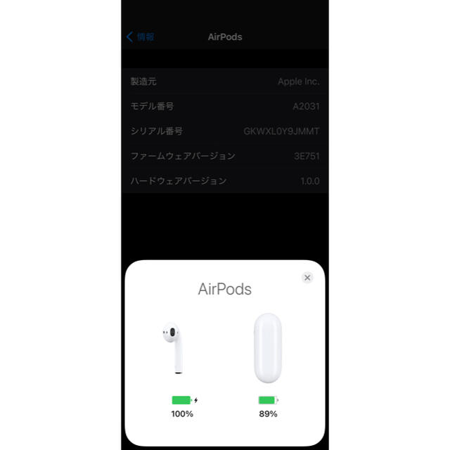 はなさん専門　Apple AirPods  MRXJ2J/A 2