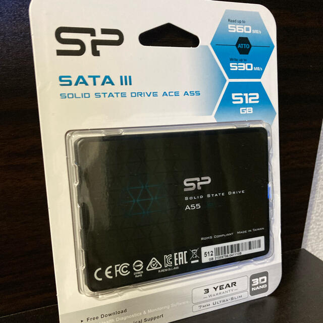 【新品未開封】シリコンパワー SSD 512GB