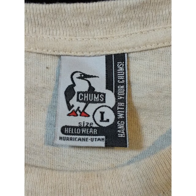 CHUMS(チャムス)の【訳あり品】Chums チャムス Tシャツ Lサイズ メンズのトップス(Tシャツ/カットソー(半袖/袖なし))の商品写真