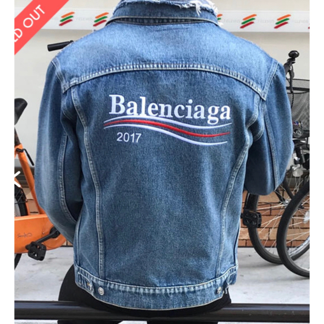 新品 美品 BALENCIAGA バレンシアガ デニムジャケット UNISEX