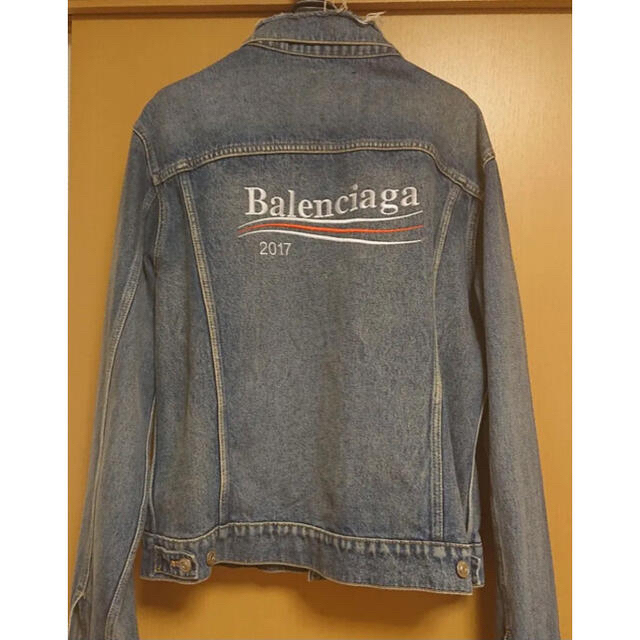 BALENCIAGA バレンシアガ レザートラッカージャケット 44