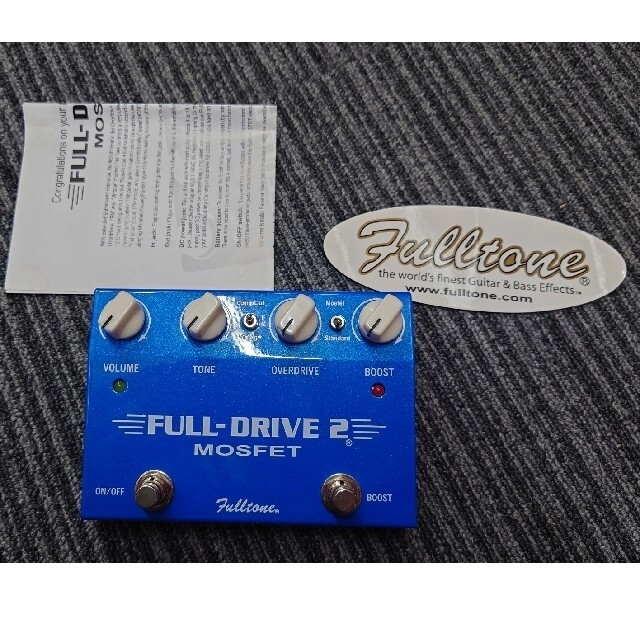 Fulltone FULL DRIVE &　AC booster楽器