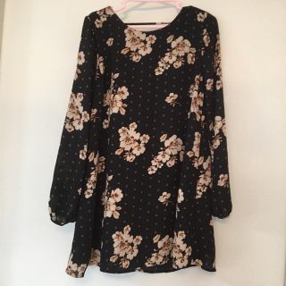 フォーエバートゥエンティーワン(FOREVER 21)の花柄 ミニワンピース(ミニワンピース)