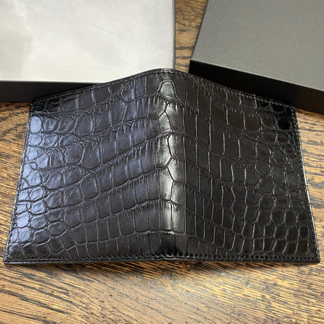 楽天市場】【中古】美品 万双 マンソウ ミニ財布 クロコダイル