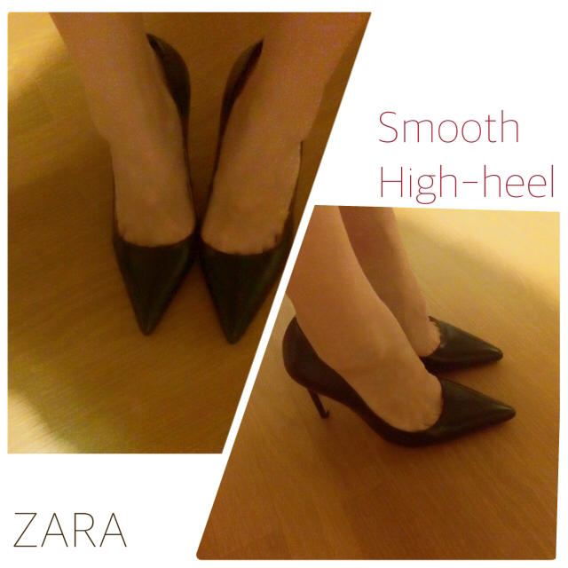 ZARA(ザラ)のZARA♡万能！黒ヒール👠❤️ レディースの靴/シューズ(ハイヒール/パンプス)の商品写真