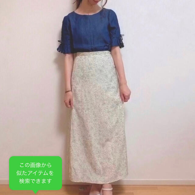Techichi(テチチ)のランダムドット Aラインロングスカート レディースのスカート(ロングスカート)の商品写真