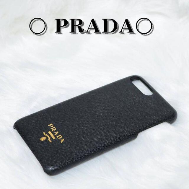 iPhoneケース『極美品』PRADA サフィアーノiPhoneケース 7Plus/8Plus