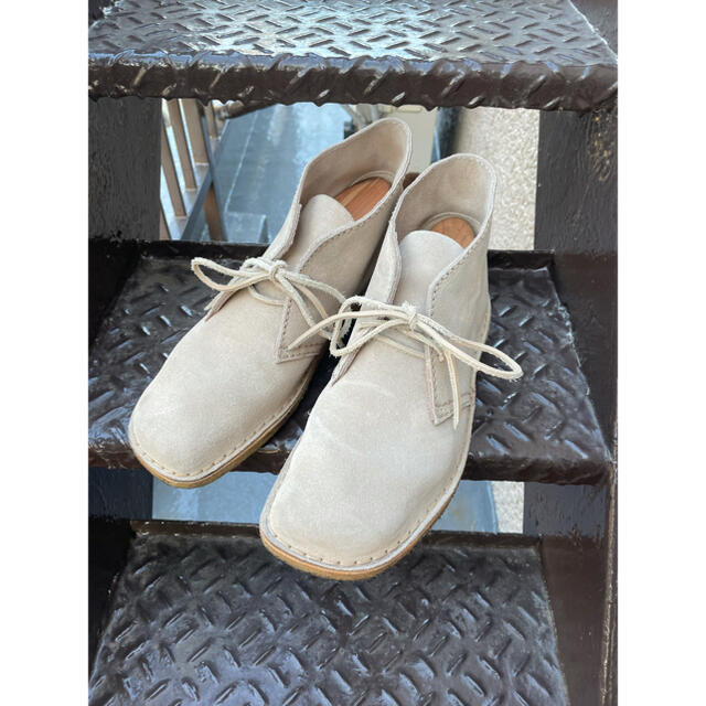 激レア　英国製　clarks デザートブーツ　スクエアトゥ