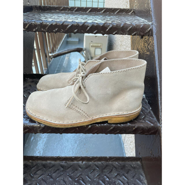 激レア　英国製　clarks デザートブーツ　スクエアトゥ