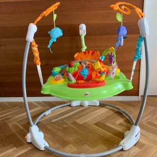 フィッシャープライス(Fisher-Price)の（美品)レインフォレスト・ジャンパルーⅡ  フィッシャープライス(ベビージム)