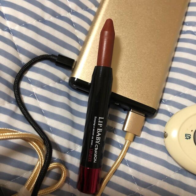 メンソレータム(メンソレータム)のほぼ未使用😊メンソレータムLIP BABY crayon lip&eye コスメ/美容のスキンケア/基礎化粧品(リップケア/リップクリーム)の商品写真