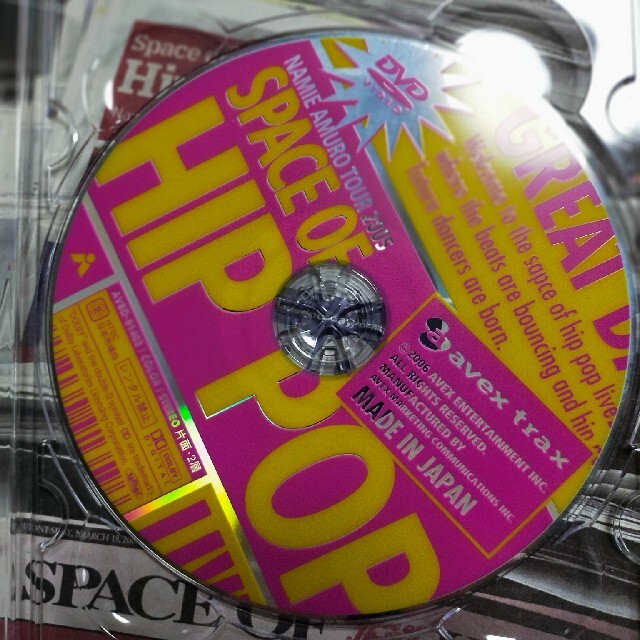 SPACE　OF　HIP-POP　-NAMIE　AMURO　TOUR　2005- エンタメ/ホビーのDVD/ブルーレイ(ミュージック)の商品写真