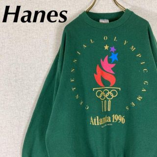 ヘインズ(Hanes)のヘインズ スウェット トレーナー アトランタ五輪 100回記念大会 メキシコ製(スウェット)