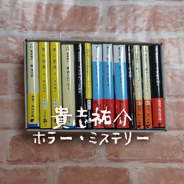 最終値下げ 貴志祐介作品 13冊 1冊 文学 小説 New Distribuidoraelfaro Co