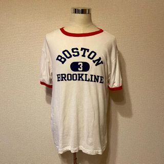 チャンピオン(Champion)のリンガーTシャツ　ヴィンテージ  古着　00s tee Champion(Tシャツ/カットソー(半袖/袖なし))