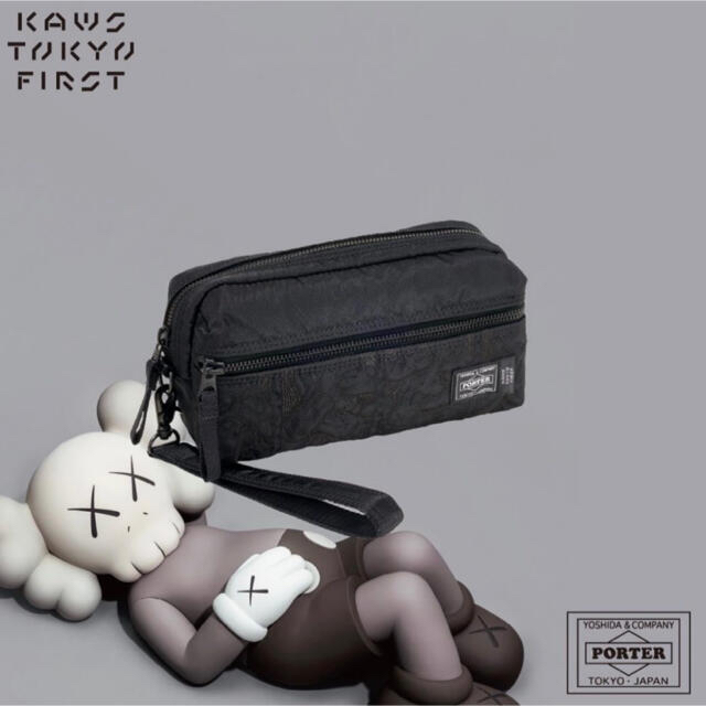 【PORTER ポーター 吉田カバン】KAWS カウズ コラボ ポーチ