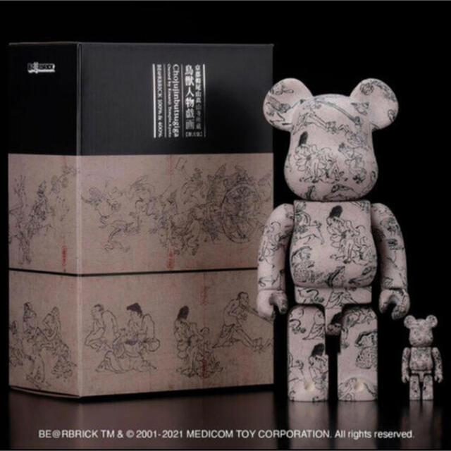 BE@RBRICK 鳥獣人物戯画 第弍集 100% & 400%全高約70mm400%