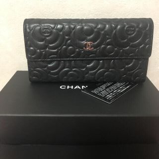 専用です。CHANEL 長財布　カメリア  ブラック