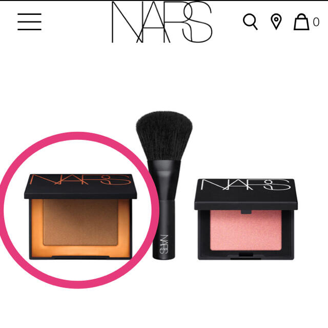 NARS(ナーズ)のNARS ブロンズパウダー ミニ コスメ/美容のベースメイク/化粧品(フェイスパウダー)の商品写真