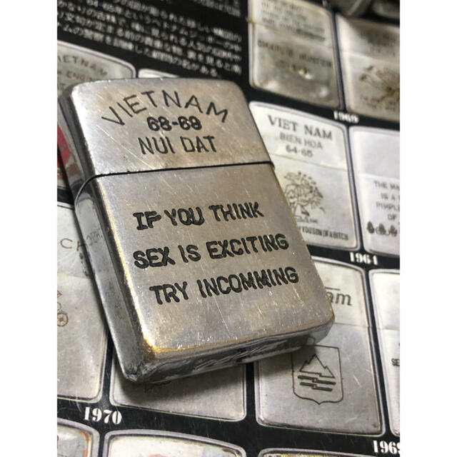 【ベトナムZIPPO】本物 1968年製ベトナムジッポー「スヌーピー」ファッション小物