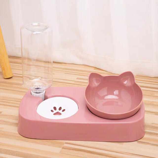 【3点セット】肉球型ペットボウル　ペット用食器 おやつ餌入れ  猫耳オシャレ餌皿 その他のペット用品(猫)の商品写真