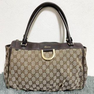 グッチ(Gucci)の【美品】GUCCI グッチ アビー GGキャンバス トートバッグ 正規品(トートバッグ)