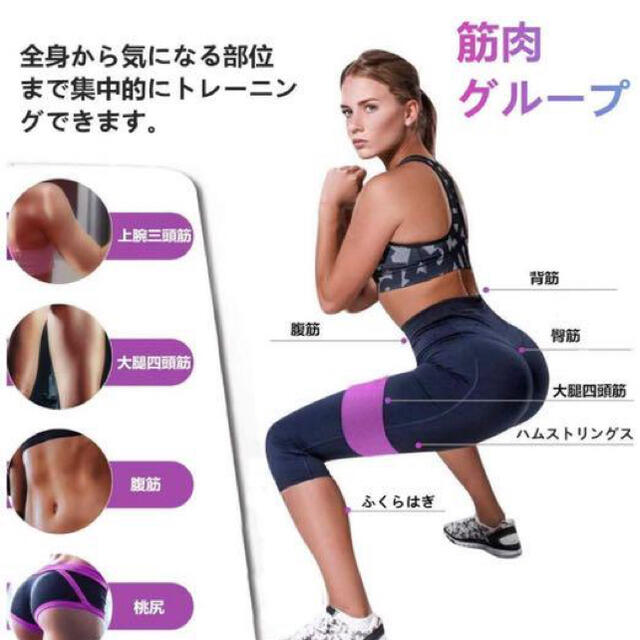 トレーニングチューブ 　エクササイズバンド コスメ/美容のダイエット(エクササイズ用品)の商品写真