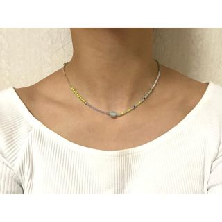 トゥモローランド(TOMORROWLAND)のビーズネックレス⭐︎handmade⭐︎No.21(ネックレス)