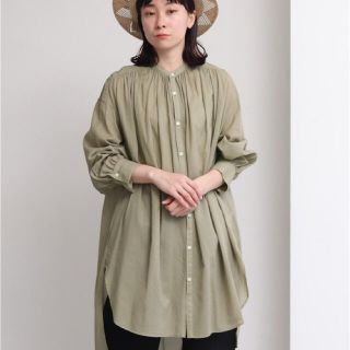 ビュルデサボン(bulle de savon)の★今季、新品未着用★ yuni △強撚フランス綾oversized ブラウス(シャツ/ブラウス(長袖/七分))