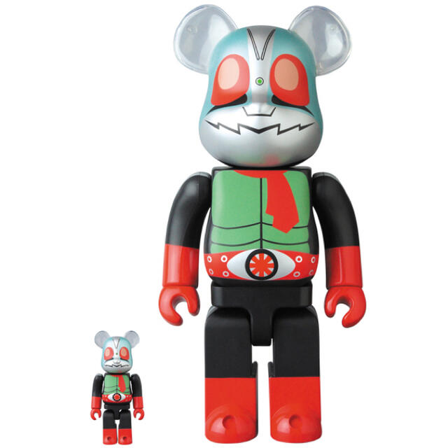 BE@RBRICK 仮面ライダー新2号 100％ ＆ 400％